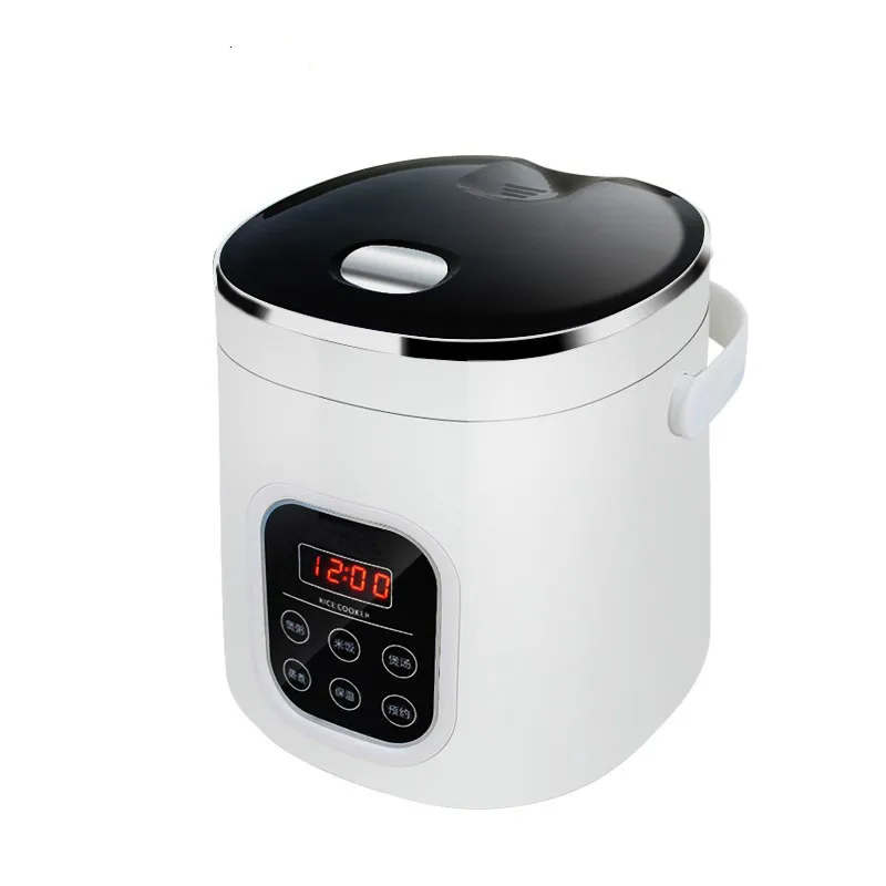 

Electric mini rice cooker car household use Soup Porridge Steamed Egg cooking machine heating lunch box 1.6L 12V 24V 220V