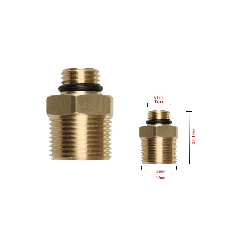 

High-Quality Pressure Washer 1/4" Quick Connector Adapter Fitting For Some Brand With M22 Male Thread Adapter