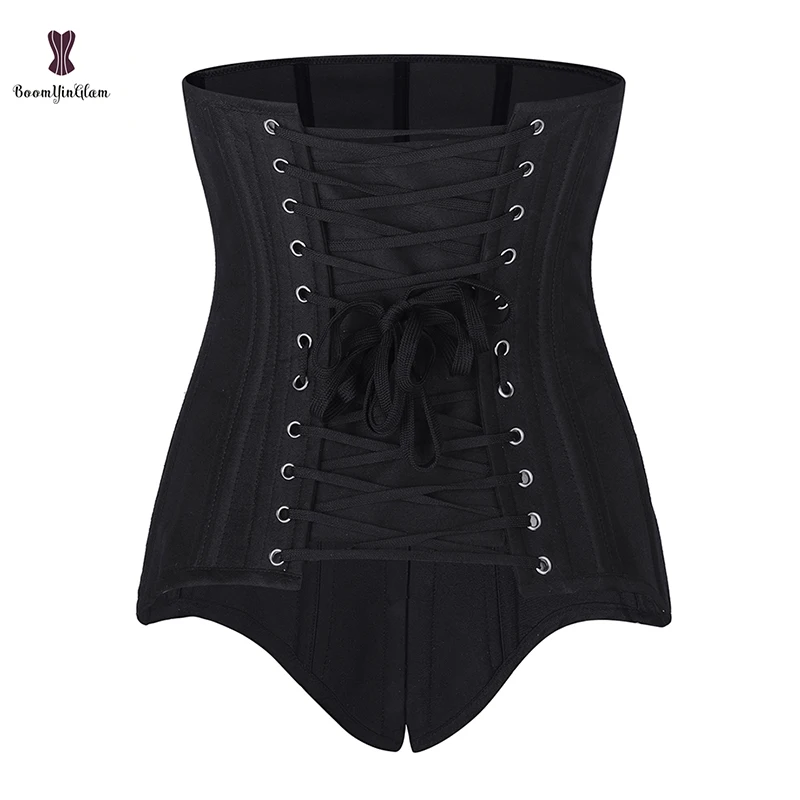 20 Steel Boned Waist Trainer Corset Underwire Long Torso Girdle Plus Size Underwear Waispe Woman Shapers