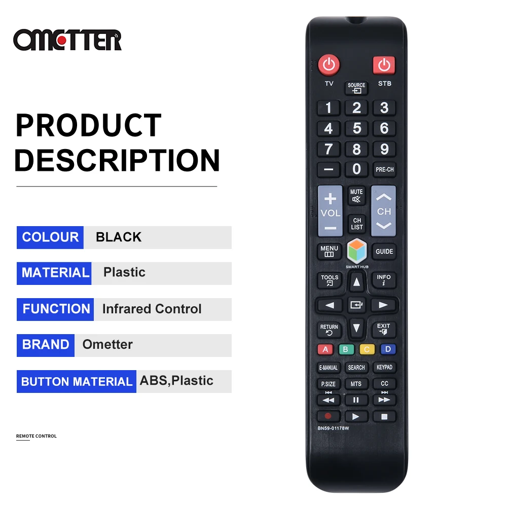 Nuovo BN59-01178W per Samsung TV Telecomando di Controllo UE40F6400AK UE40F6400AW UE40F6400AWXXC UE40F6400AKXXU UA40F6400AM UE40F6400