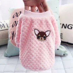 Winter Dog Clothes Soft Warm Pet Dog Jacket Coat Puppy Kitten Clothing For Small Medium Dogs Yorkshire Chihuahua Outfit S-2XL