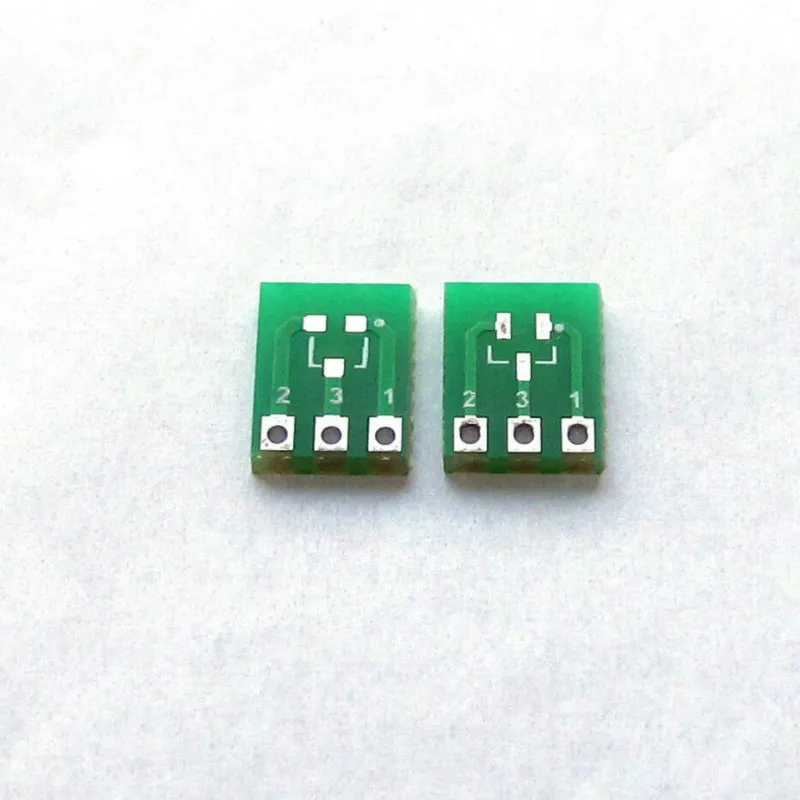 SOT23 to DIP sot23 3 to SIP3 SMT Adapter pcb board SMD Converter Prototyp