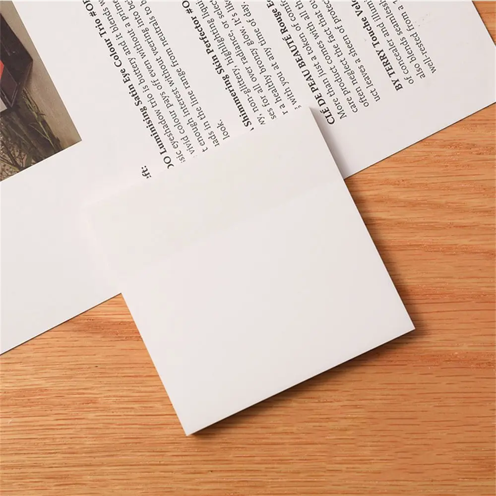 

Stationery Sticker Self Adhesive Office School Supplies Planner Sticker Transparent Sticky Notes Daily To Do List PET Memo Pad