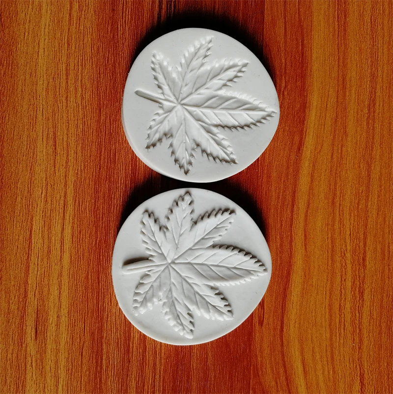 Maple Leaf Veiner Silicone Mold Chocolate Fondant Gumpaste Sugar Clay Flower Cake Decorating Moulds DIY M2106