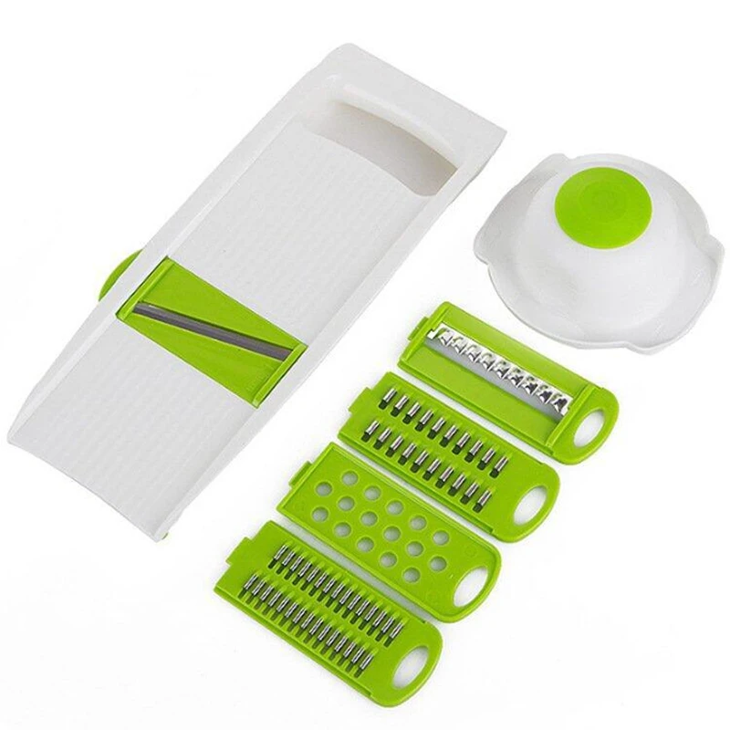 

Multifunctional Manual Potato Slicer Vegetable Cutter Stainless Steel Onion Peeler Carrot Grater Dicer Kitchen Tools Sets