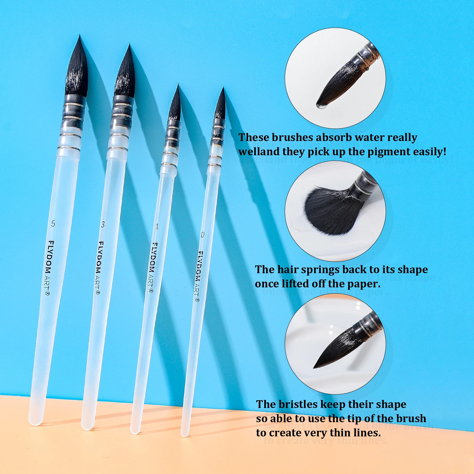 Рисунок 2 - Профессиональный набор кистей для акварели