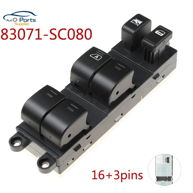 83071-SC080 8307 Sc080 Interruttore Di Controllo Principale Alzacristallo Elettrico Sinistro Per Subaru Forester 83071 AJ030 83071-AJ030 8307 AJ030
