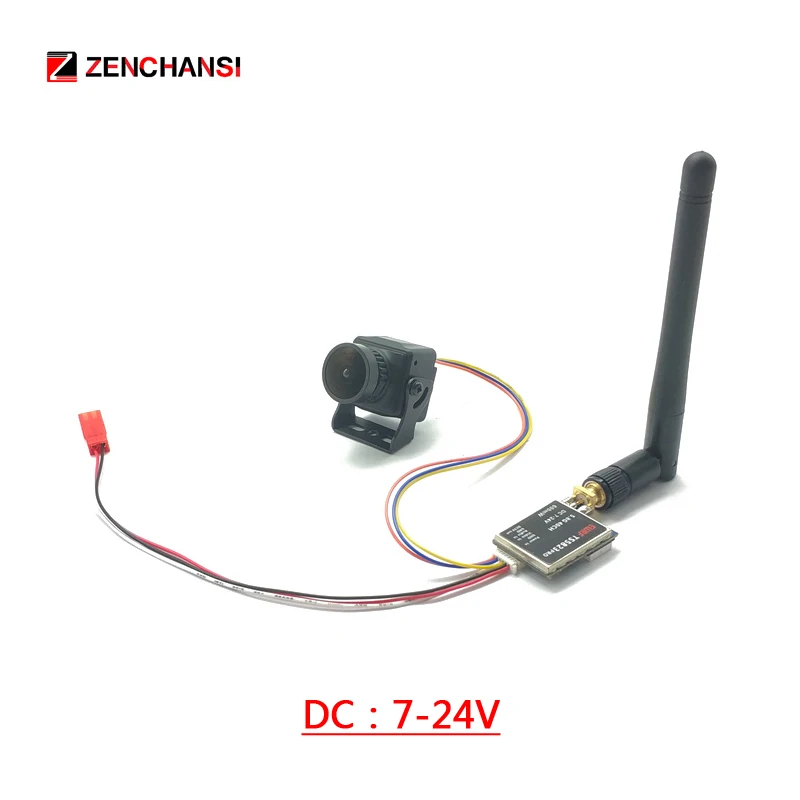 5.8G 48CH 4.3 Inch FPV Monitor 480x272 Build-in Battery with 200/600mw transmitter and Cmos 1200TVL fpv camera for RC Drone