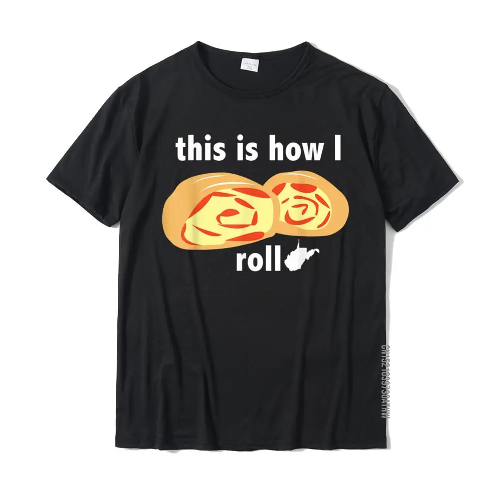 Funny WV Pepperoni Roll T-Shirt Customized T Shirt Tops & Tees For Men Fashion Cotton Cosie T Shirts