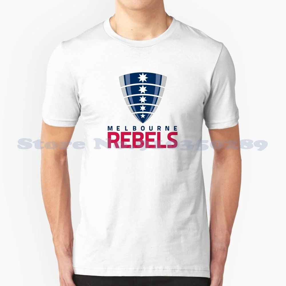 Melbourne Rebels Rugby 100% Cotton T-Shirt Rugby Super Australia New Zealand Blues Brumbies Bulls Cheetahs Chiefs Force Lions