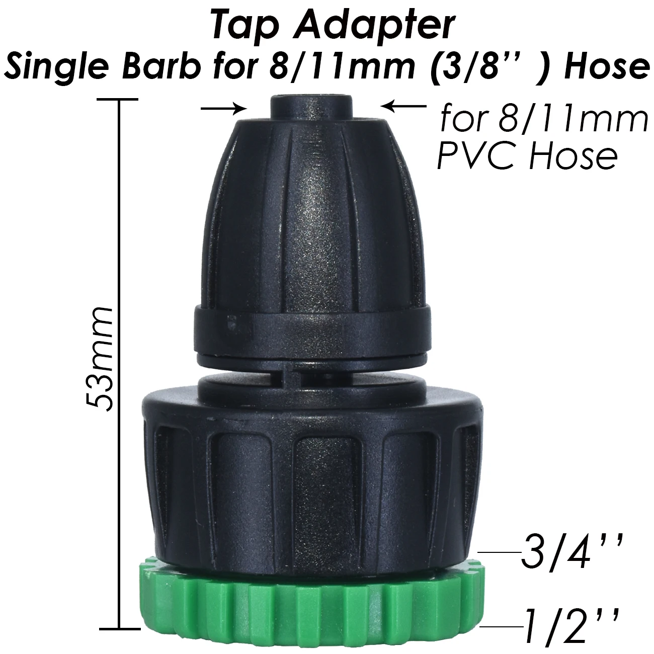 KESLA 3X Garden Tap Adapter Splitter Hose Connectors Female 1/2\