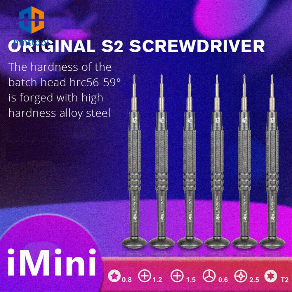 Mechanic IMini Screwdriver Set For Mobile Phone Glasses Screw Clocks Laptop Repairing Precision Screwdriver Set Hand Repair Tool