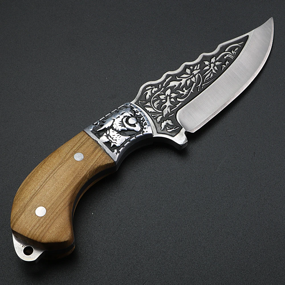 XUAN FENG field high hardness sharp tactical knife camping hunting short knife self-defense non-foldable knife