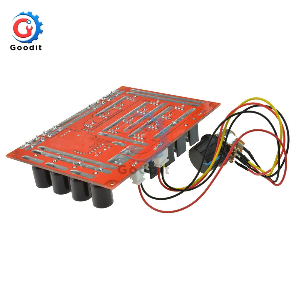 Adjustable DC Motor Speed Controller 10-50V 60A PWM HHO RC 12V 24V 48V 3000W Regulation 5-100% With Extension Control Switch