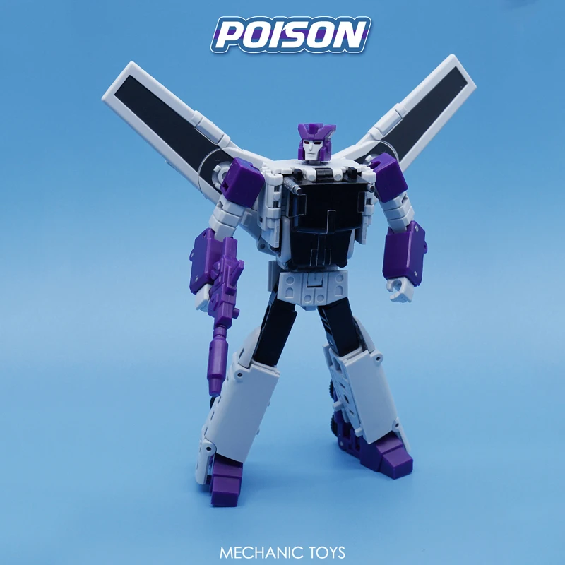 Poison Triple Changers เหล็ก Battle MFT MS27 MS-27 Transformation Mini Warrior Action Figure หุ่นยนต์ของเล่นคอลเลกชันของขวัญ