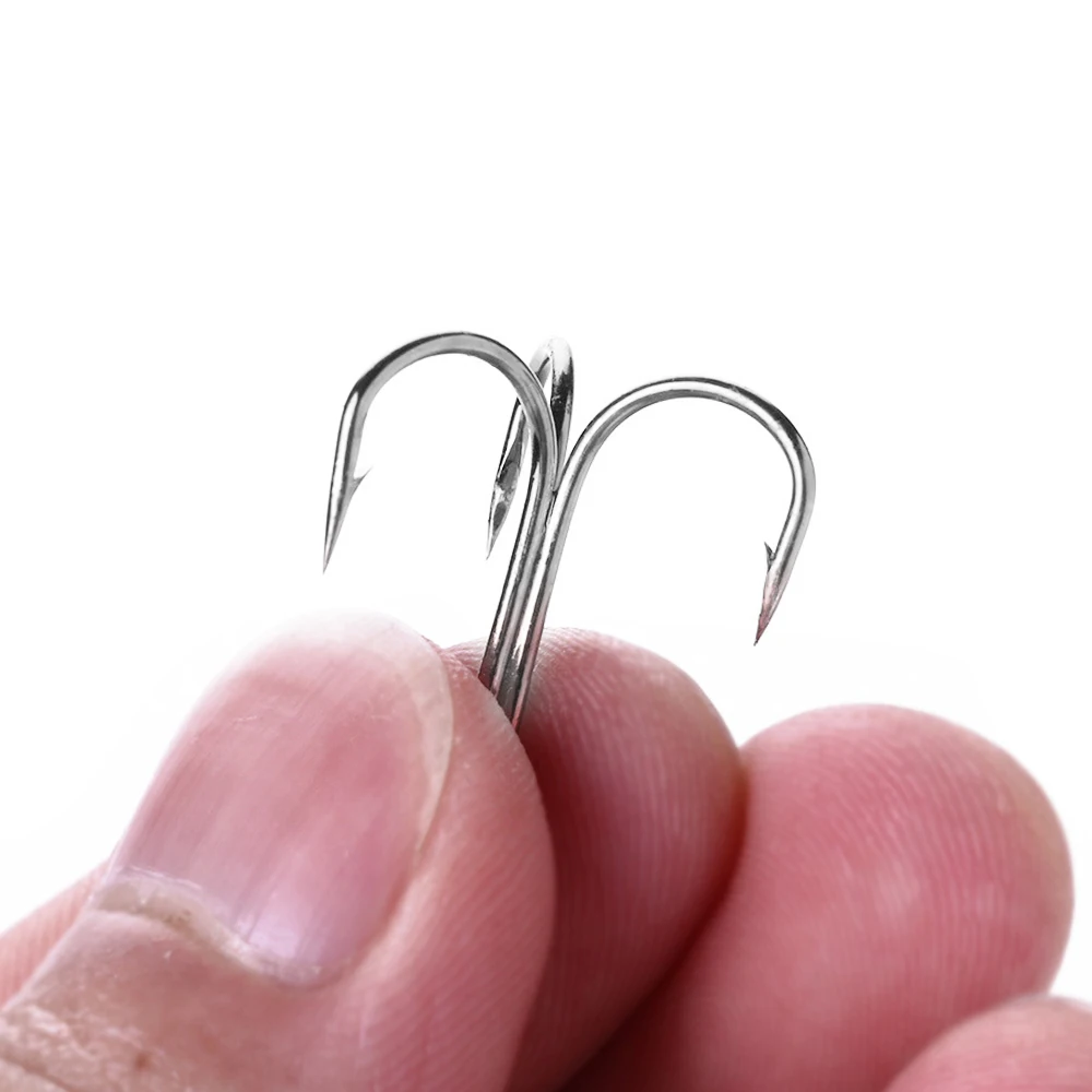 100 Hameçons Pêche Simple Acier Haute Teneur En Carbone - Gabarit 1# à 3/0# - Eau Douce Et Mer