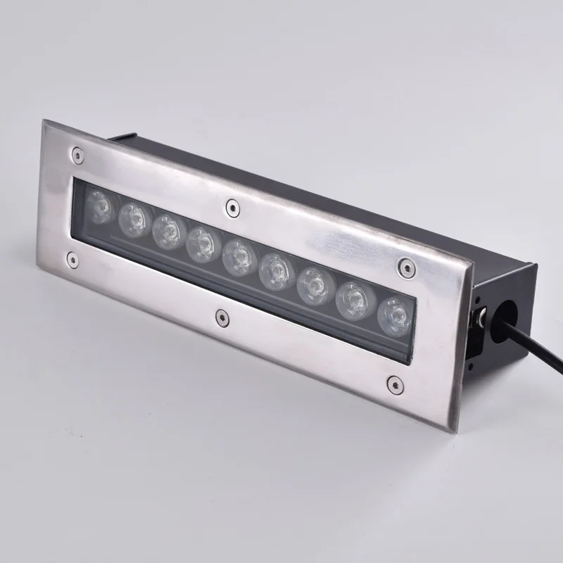 Waterproof IP65 RGB   square rectangle LED Underground Lights led recessed inground lights