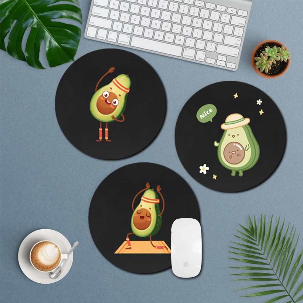 

Waterproof Mouse Pad Leather Gaming Mice Mat New Desk Cushion Fashion Avocado Series Comfortable for Laptop PC MacBook