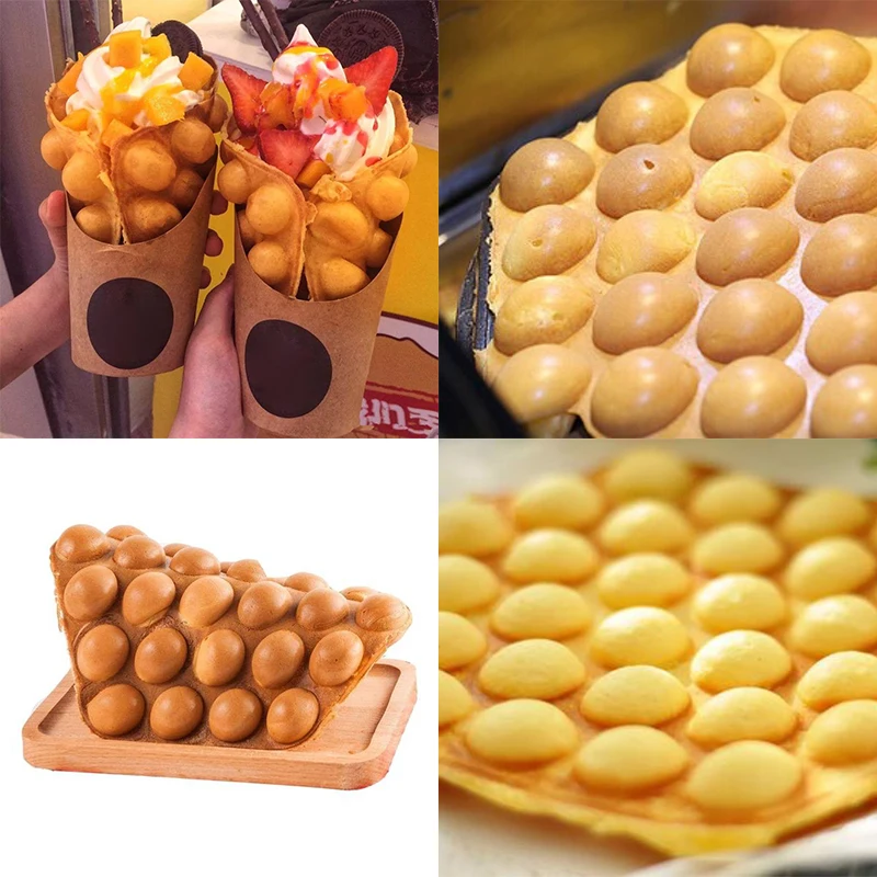 Ovo máquina de waffle pelota frango bolo pássaro ninho ovo waffle maker elétrica bolo stall máquina waffle japonês 110v 220v