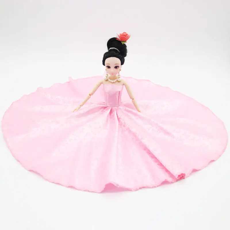 Newest gown Party Dress for 30 cm  Clothes Dolls Fashion clothing for Barbie 1/6 29cm  Bjd Doll Accessories Girls Baby Gift Toys