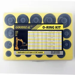 GOODSEAL O-RING KIT FOR CAT CATERPILLAT EXCAVATOR RUBBER SEALS ORINGS NITRIL 90 DUROMETER NBR90 SHORE CAT O RING ASSORTMENT KITS