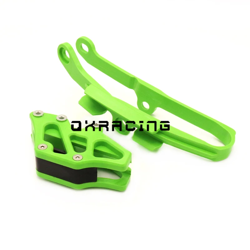 Chain Guide Guard Swingarm Tensione Guide Cover Kit For Kawasaki KX 250F 450F KX250F KX450F 2009-2018 Motocross Motorcycles