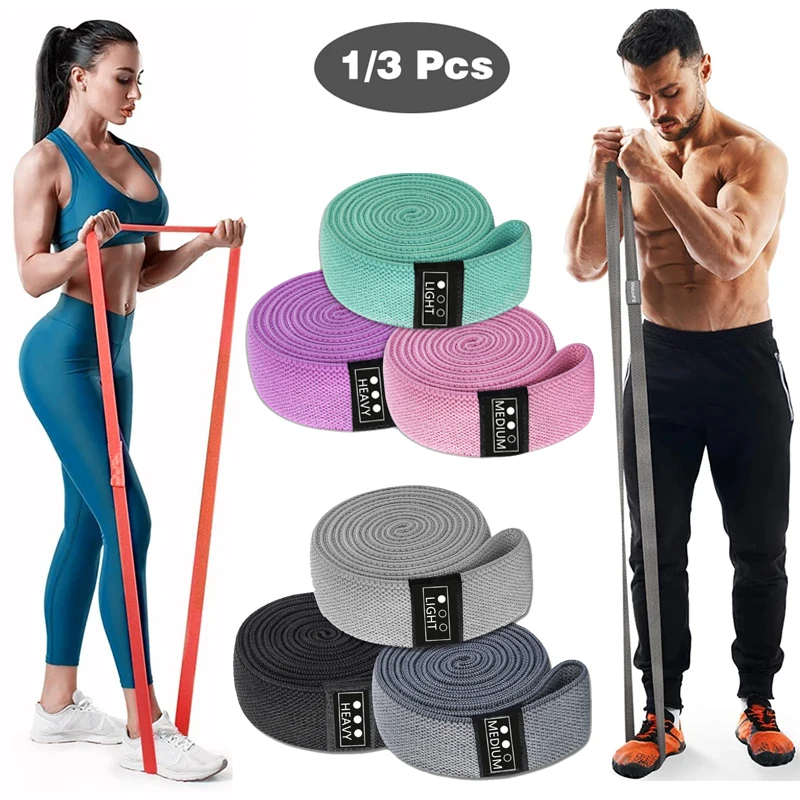 Fitness Gummi Bands Thera Band Elastische Stoff Widerstand Sport Yoga Stretching Zubehör Pilates Training Tragbare Geräte