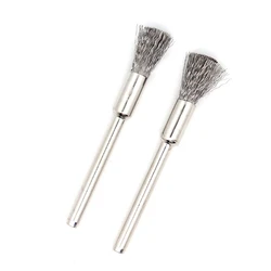 2PCS FATUBE Short Cleaning Brush Wire brush Cleaning Tool cleaners for Steel wire carbon cleaning brush coil core Accessories