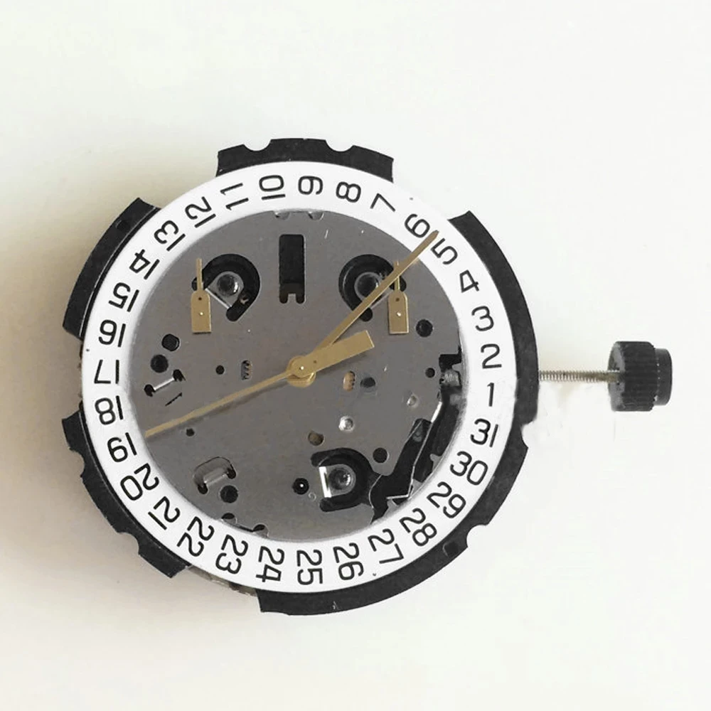 

Quartz Movement for Swiss ETA G10.212 Quartz Movement with Stem & Battery 6 Pin Date at 4/4.5/6 O'clock Watch Repair Parts