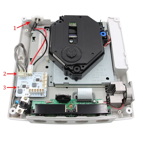 Imagen 2 del producto BitFunx-fuente de alimentación Rev2.0 DreamPSU de 12V para consola SEGA Dreamcast, reemplazo de placa de alimentación Original para consola de juegos DC
