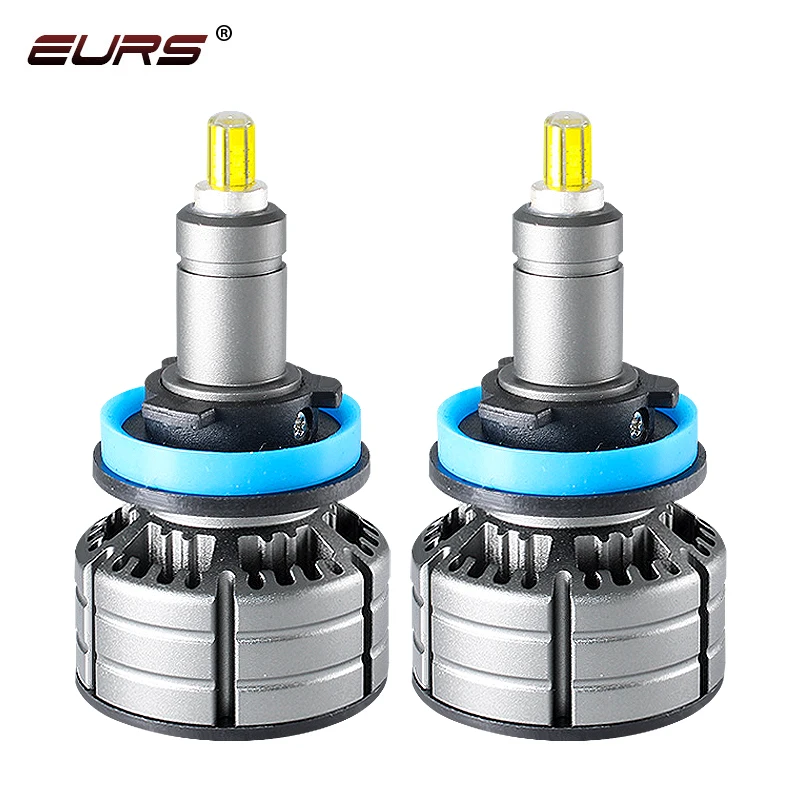 EURS M9 36 Chips H1 H7 H8 H11 LED Lamp Car Headlight Bulbs 9005 HB3 9006 HB4 Auto Light 3D 6000K Automotive LED Light 12V 24V