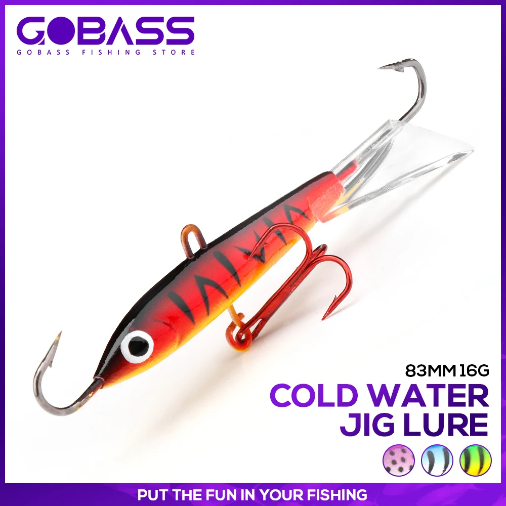 GOBASS Balancer For Fishing 16g 83mm Metal Jig Sinking Wobblers For Pike Artificial Bait Mormyshkas Winter Fishing Lures Trout