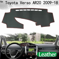 Leather Dashmat Accessories Car-Styling Dashboard Covers Pad Sunshade Dash Mat For Toyota Verso 2009~2018 AR20 SportsVan