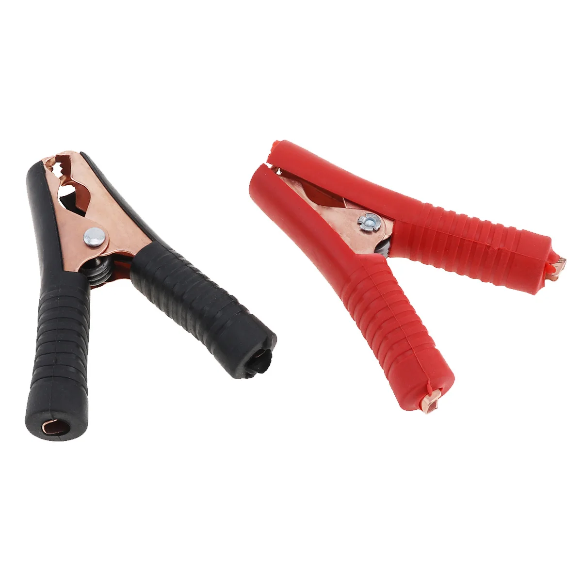 

2Pcs 100A Car Alligator Clip Battery Clamps Crocodile Clip with Soft Silica Gel Insulated Jacket Red Black for Car Battery Test