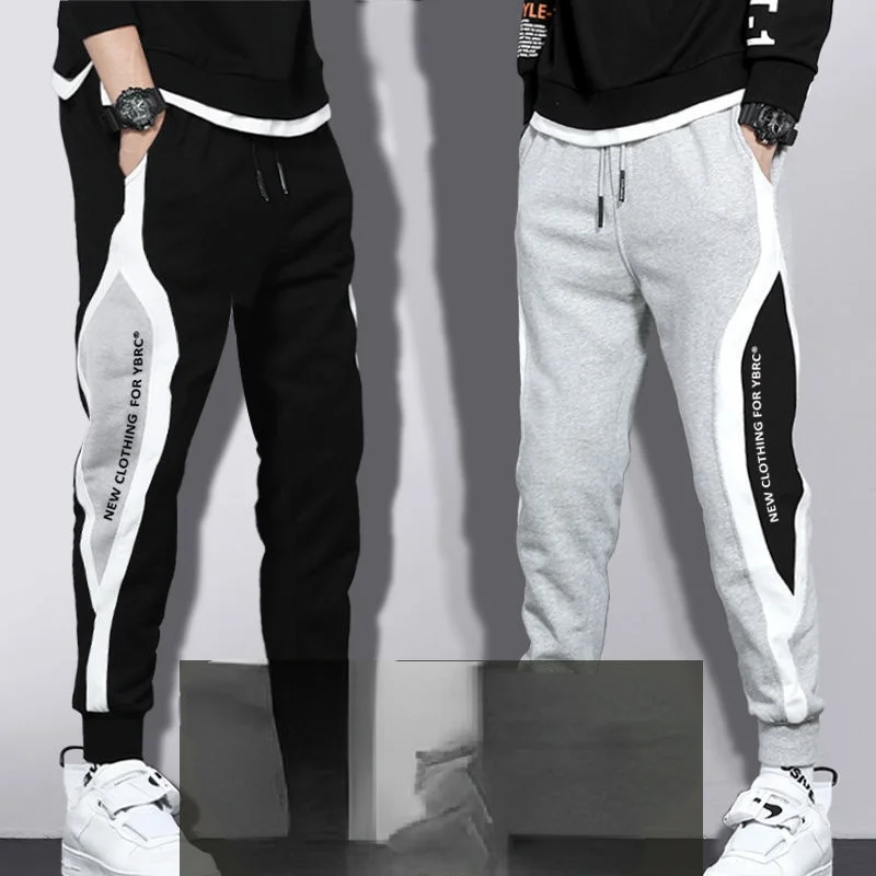 บุรุษ Joggers กีฬา Sweatpants ฤดูใบไม้ผลิฤดูร้อนผู้ชาย Streetwear แฟชั่นหลวมลำลองนักเรียน Oversize 5XL ข้อเท้า-ความยาว