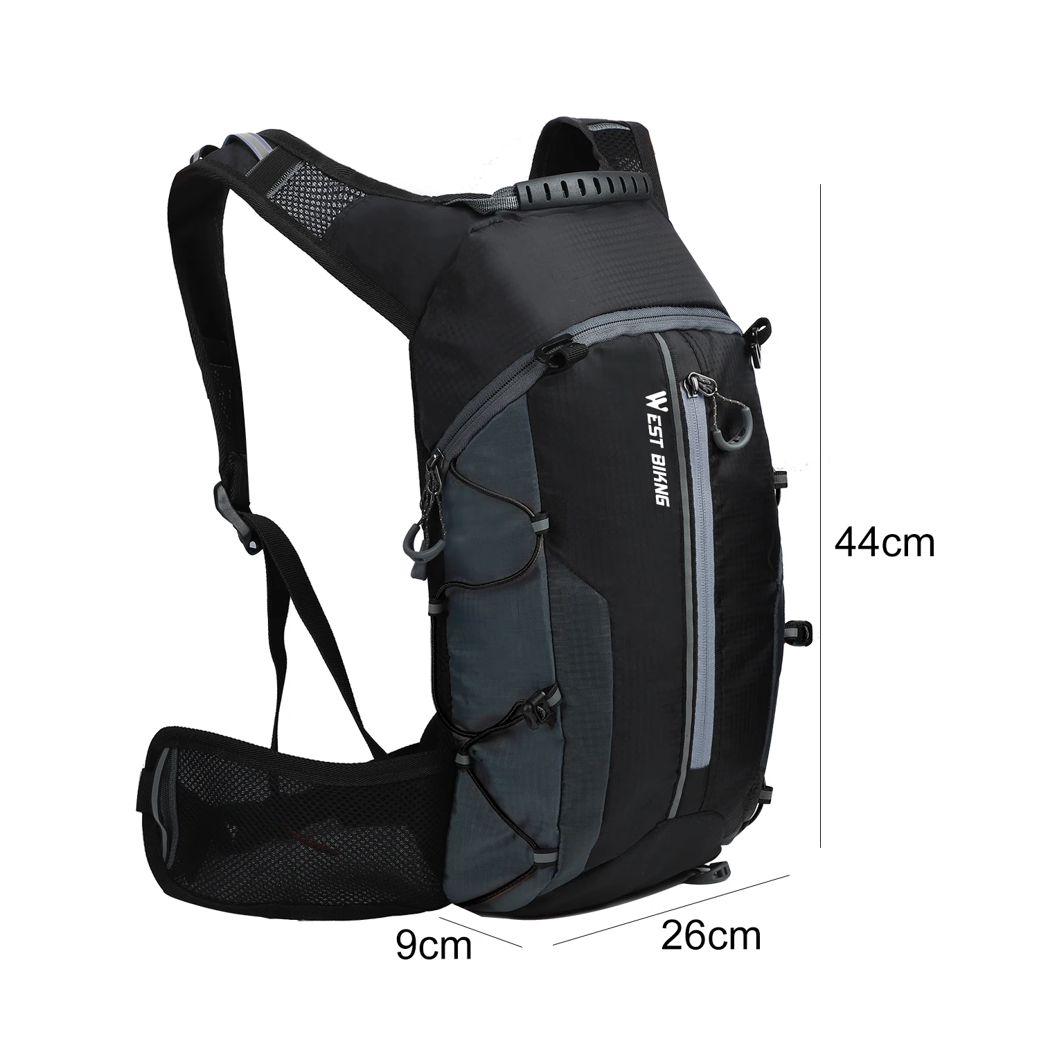 WEST BIKING-bolsa deportiva repelente al agua para exteriores, mochila de hidratación para ciclismo, viaje, senderismo, escalada, MTB, bicicleta de carretera