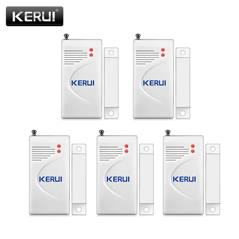 Imagem -05 - Kerui-sensor de Segurança de Alarme Doméstico sem Fio Sensor de Porta e Janela Detector para W18 W20 K52 Wifi Gsm 433mhz