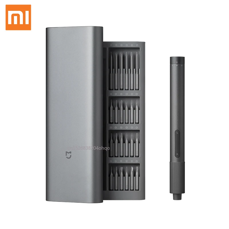 

Xiaomi Mijia Electrical Precision Screwdriver Kit 2 Gear Torque 400 Screw 1 Type-C Charging Magnetic Aluminum Case Box 24 S2