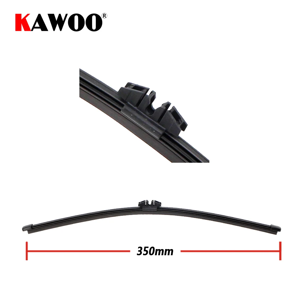 KAWOO Car Rear Wiper Blade Blades Back Window Wipers Arm For Volvo XC60 Hatchback 2018 Only 350mm Windscreen Wiper