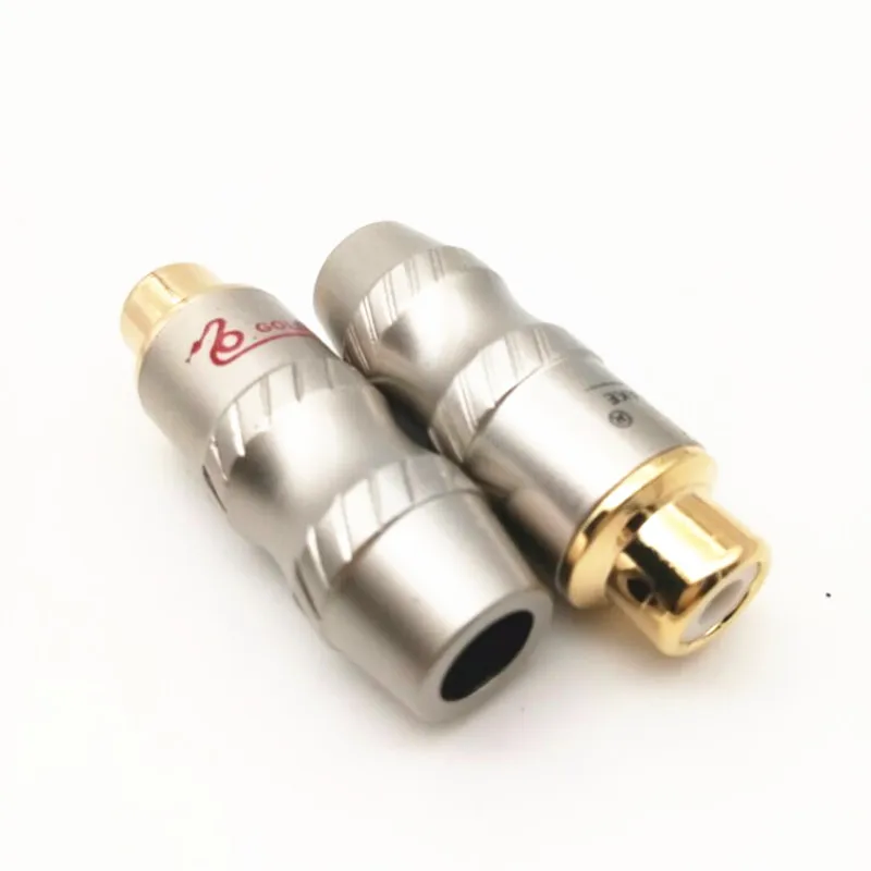 SNAKE RCA welding RCA Male / RCA Female Copper Gold Plated Audio socket Adapter Plug Converter Connectors for HIFI Audio