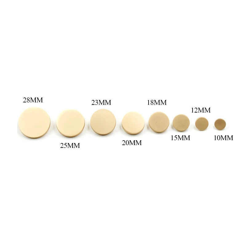 Metal Buttons 10Pcs Mix And Match A Variety Of Sizes, Decorative Crafts For Needlework DIY Clothing Sewing Decoration