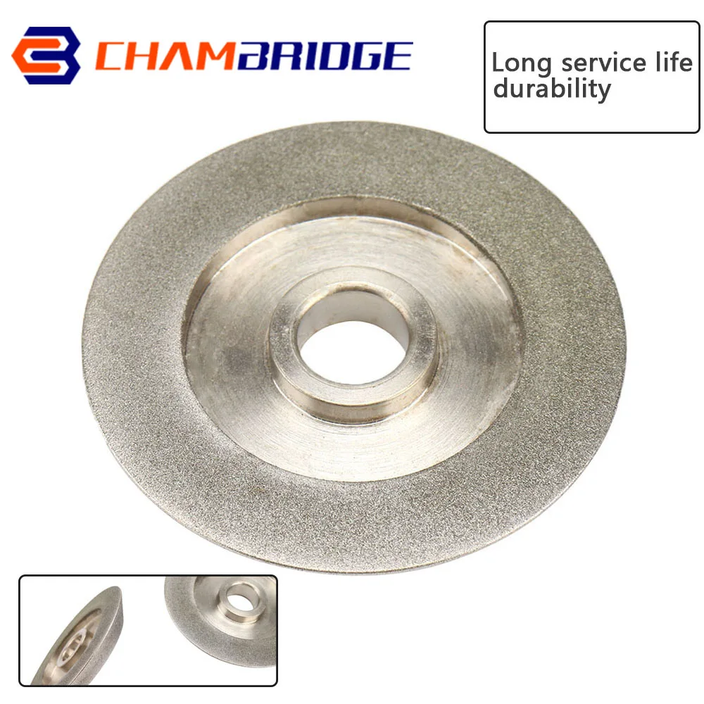 78mm Electroplated Diamond Grinding Wheel 45° Cup Grinder Disc 16/12.7mm Hole Diameter Milling Cutter Polishing Rotating Tools