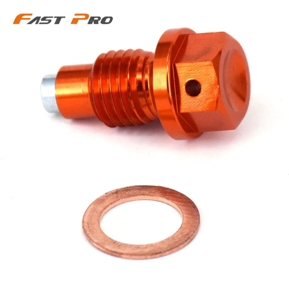 Motorcycle CNC Magnetic Oil Drain Plug Bolt For KTM SX SXF EXC EXCF XC XCW XCF 125 150 200 250 300 350 450 530 SMR SMC Duke