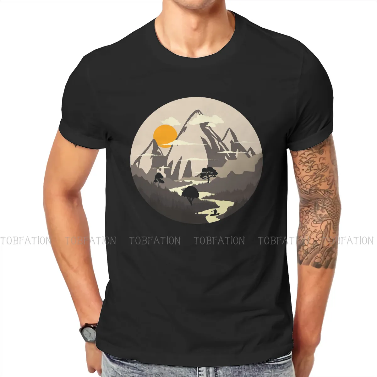 Kayak Unique TShirt Canoe Top Quality New Design Gift Idea  T Shirt Short Sleeve Ofertas