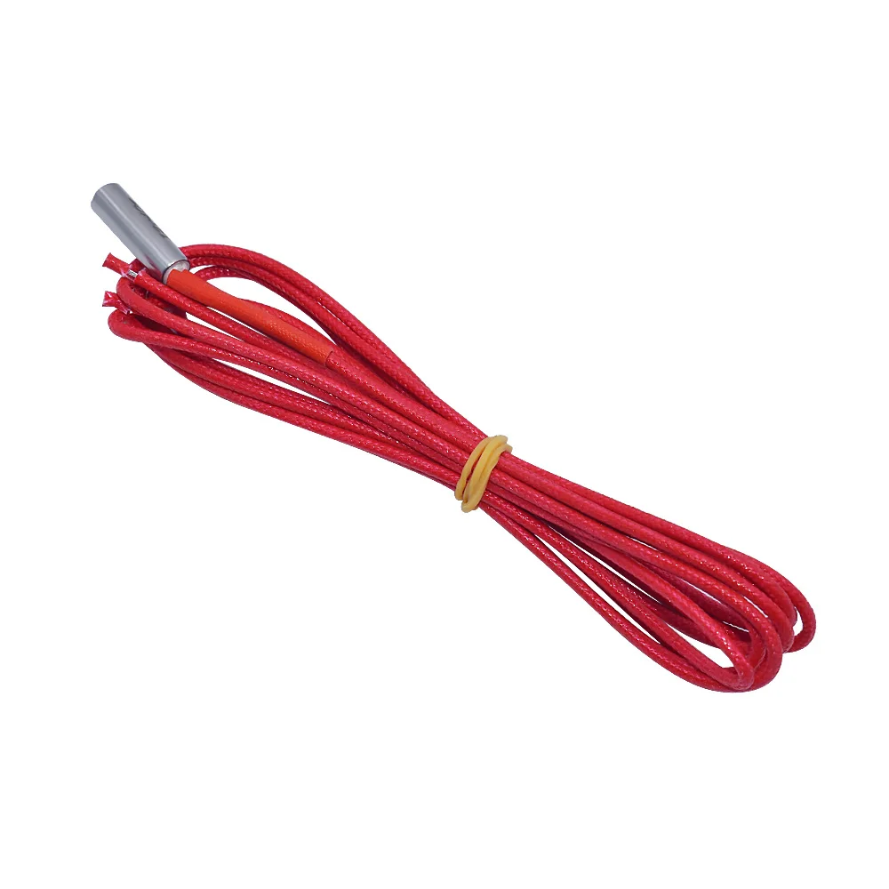 3D Printer Parts Cartridge Heater 12V 24V 40W 30W 6x20 Reprap Cable 100cm For J head Hotend V6 MK8 PT100 Heat Block WAVGAT