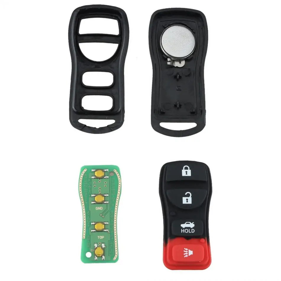 315MHZ 4 düğmeler otomatik araba anahtarsız giriş uzaktan kumanda tuşları Fob Clicker yedek KBRASTU15 Infiniti / Nissan 2002-2011