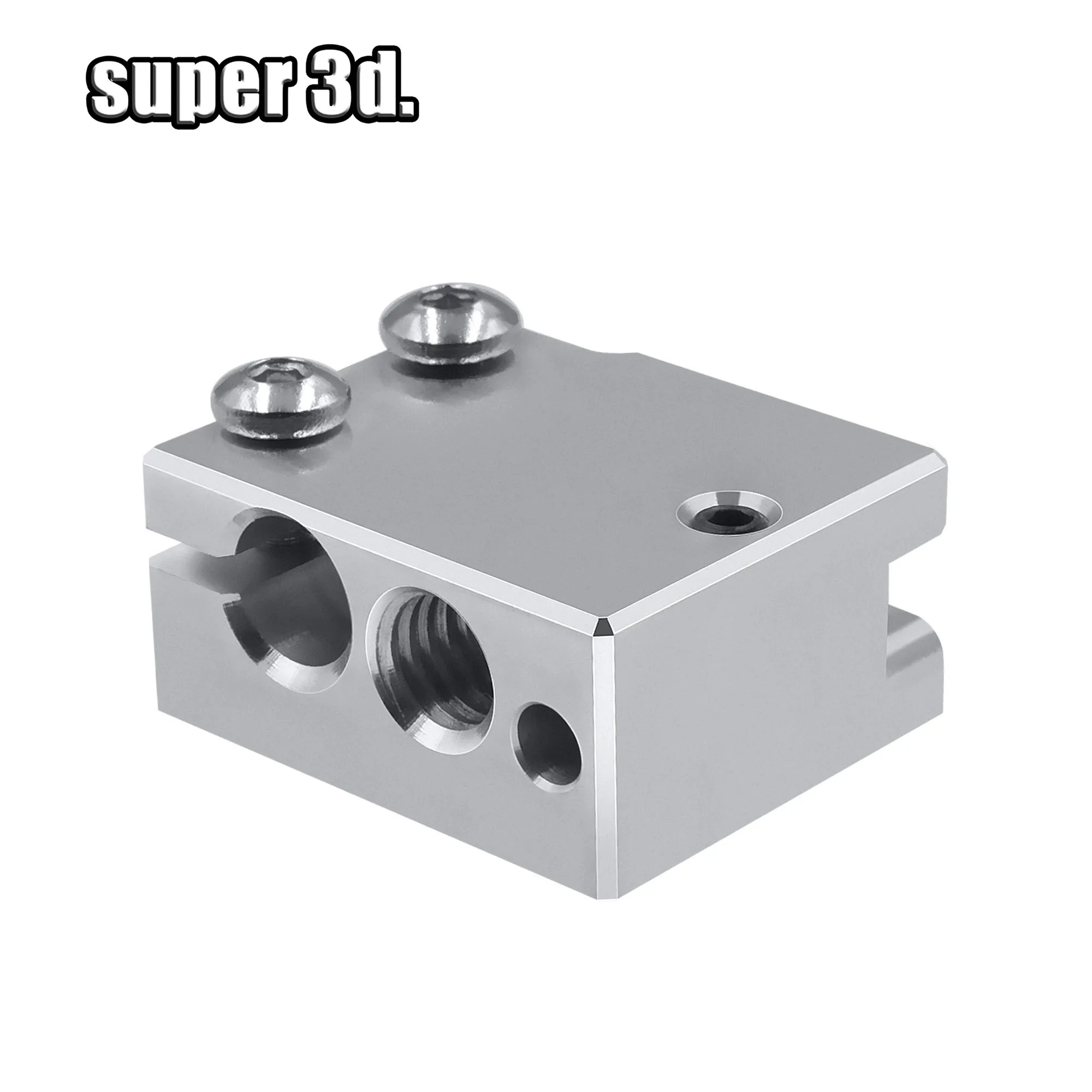 Bloque de calor de aluminio para impresora 3D Volcano Hotend, actualización de 2/1 piezas, PT100, para extrusora Titan