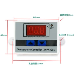 W3001 W3002 DC12V 24V AC110V-220V LED Digital Thermostat Temperature Controller Thermoregulator Heating Cooling Control