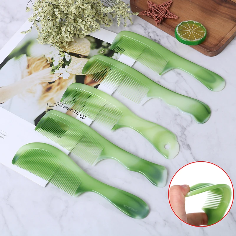 Professional Emerald Green Hair Comb Hair Comb Comb Comb Set Salon Haircut Anti-static Comb Hair Brush Hair Care Styling Tool