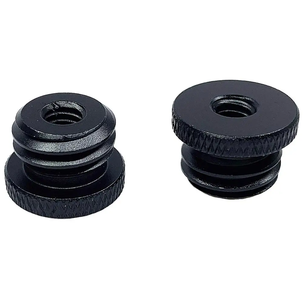 2pcs di Alta Qualità di Rilevamento Prisma Adattatore da 1/4 a 5/8 "x11 Maschio a Femmina Filo Vite Adattatore di Montaggio Treppiede vite della piastra prism set